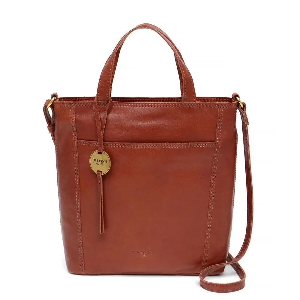 Margot Anna Brown Leather Crossbody Bag